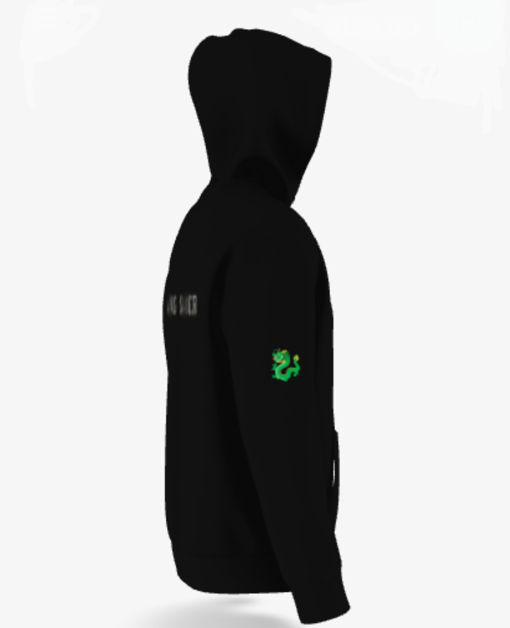 GANG SLIDER HOODIE BLACK